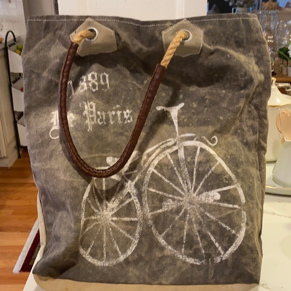 MONA B FRENCH TOTE BAG - Picture 1 of 8